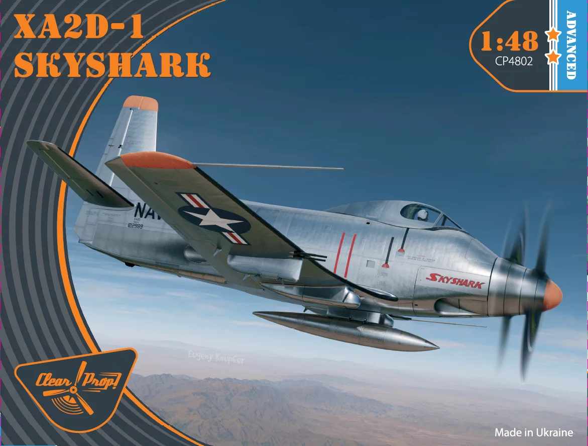 Clear Prop Models โมเดลเครื่องบิน Clear Prop Models 1/48 CP4802 XA2D-1 SKYSHARK