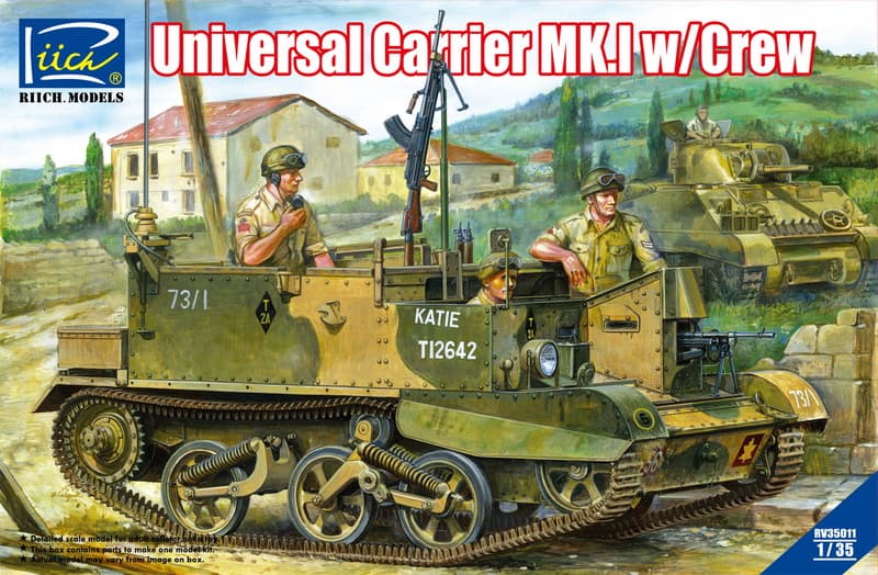 Riich Models Riich Model 1/35 Universal Carrier Mk.1 w/crew (RV35011)