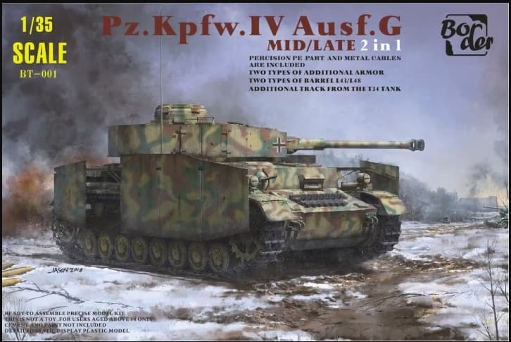Border Model Border Model 1/35 Panzer IV G Late (BT-001)