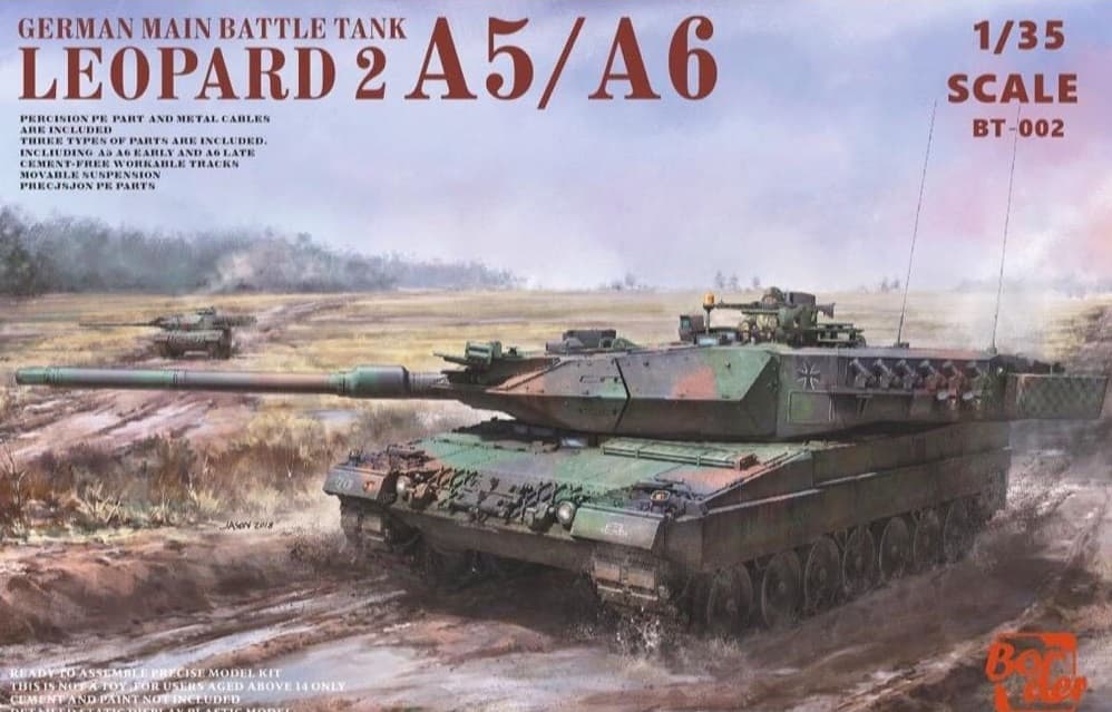 Border Model โมเดลรถถัง Border Model 1/35 BT-002 LEOPARD