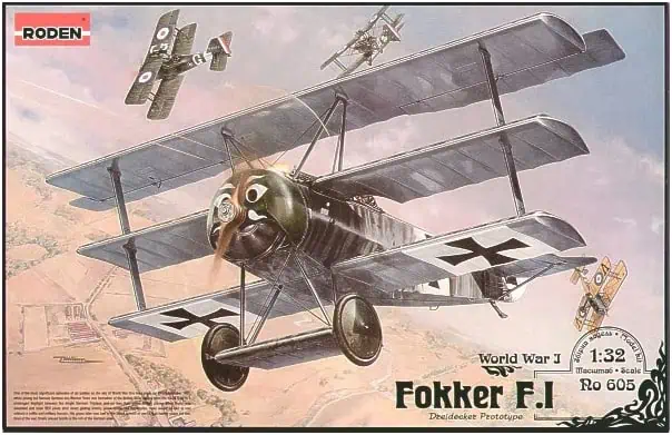 Roden 1/32 Fokker F.I (RO605)