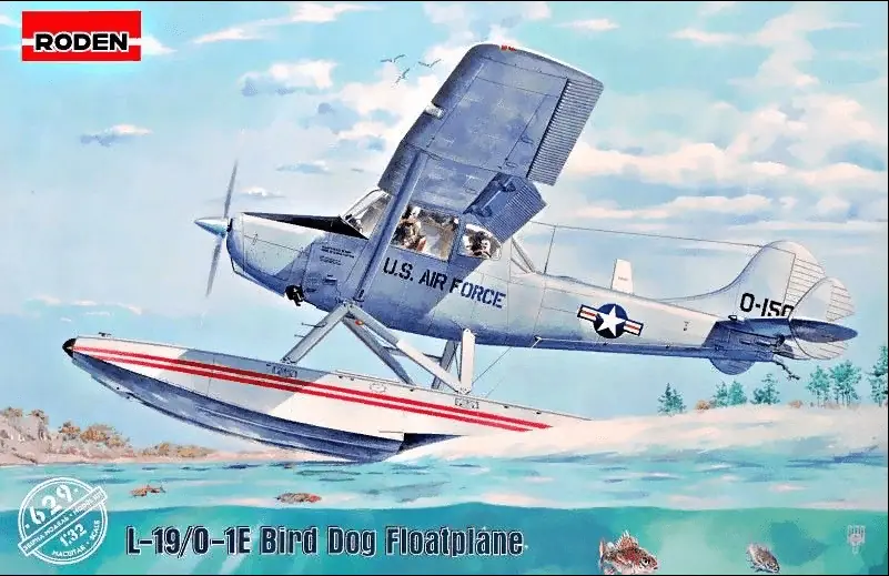 Roden 1/32 L-19/O-1 Bird Dog Floatplane (RO629)