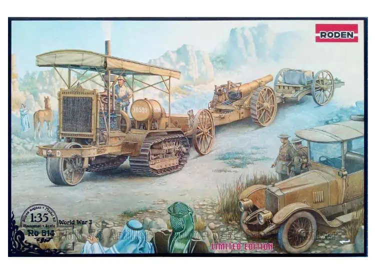 Roden 1/35 Holt 75 Artillery Tractor w/BL 8-Inch Howitzer (RO814)