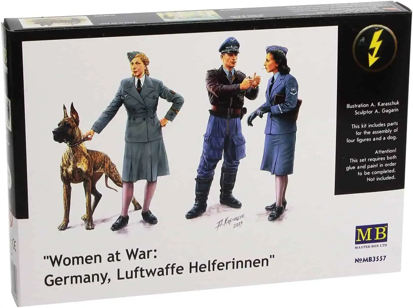 Master Box 1/35 Women at War: Germany, Luftwaffe Helferinnen (MB3557)