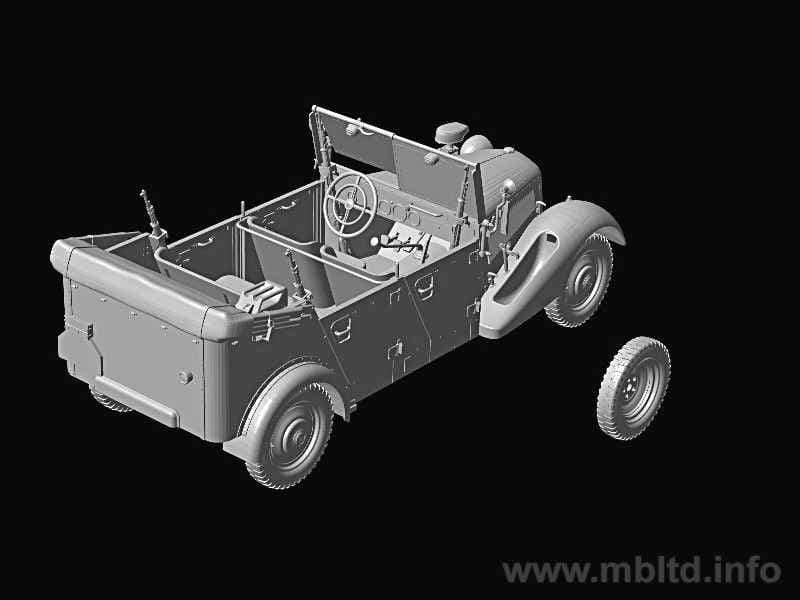 Master Box 1/35 German Military Staff Car Sd.Kfz.1 Type 170 VK (MB3530)