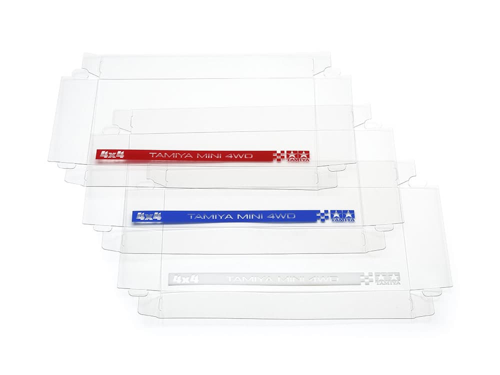 Tamiya  Mini 4WD Car Box Clear Covers (3PCS) (TA10322)