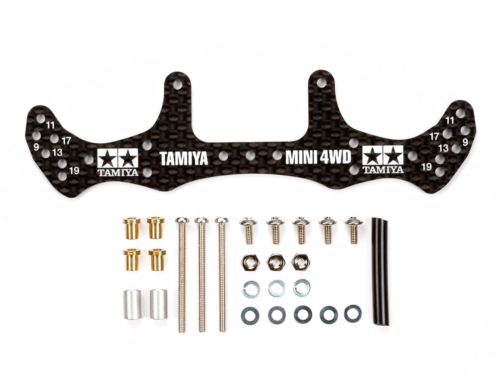 Tamiya  Mini 4WD Part HG Carbon Wide Rear Plate (TA15499)