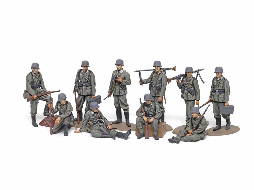 Tamiya 1/48 WWII Wehrmacht Infantry Set (TA32602)