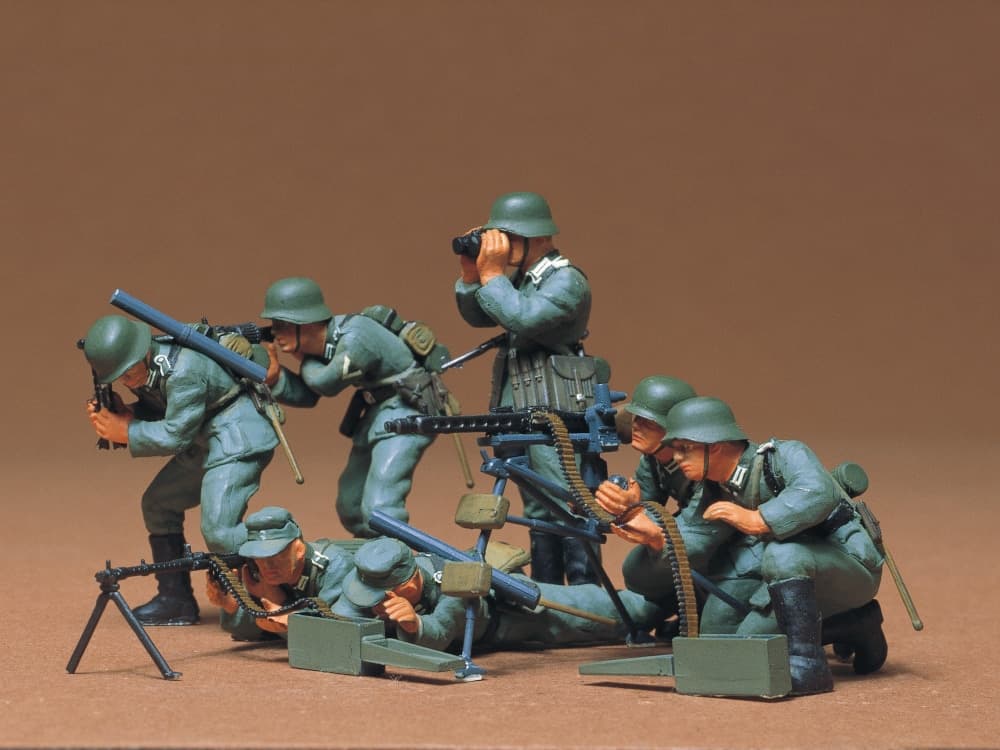 Tamiya 1/35 German Machine Gun Troops (TA35038)