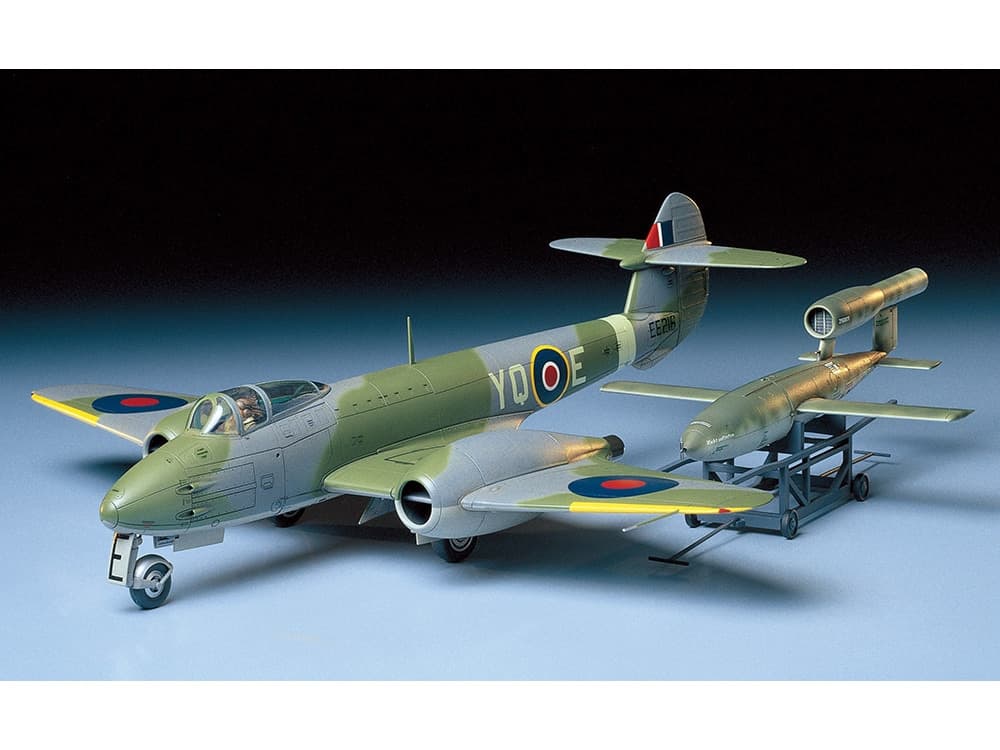 Tamiya 1/48 Gloster Meteor F.1+V-1 (TA61065)